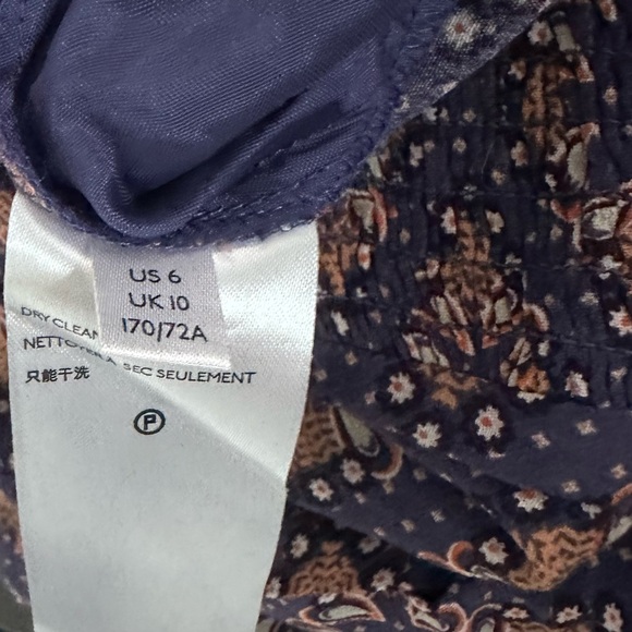 Anthropologie Maeve Navy and Beige Pallazzo Pants - Picture 8 of 8